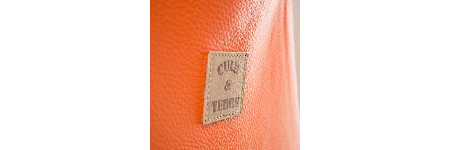 LEATHER ORANGE LOGO